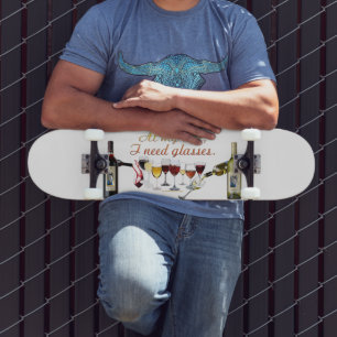 Skateboard Vajilla de vino para beber de SlipperyJoe's juego 