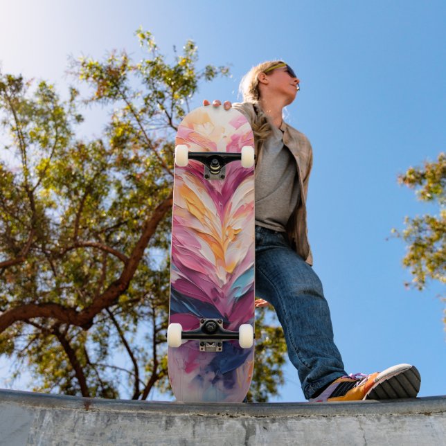 Skateboard Valentine Radiant Love Heart Splash (Exterior 1)