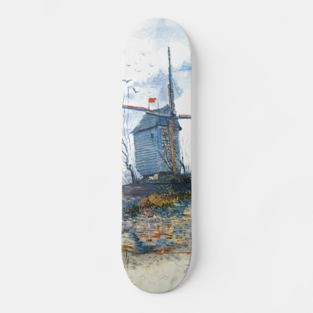 Skateboard Van Gogh: El molino de Galette (Anverso)