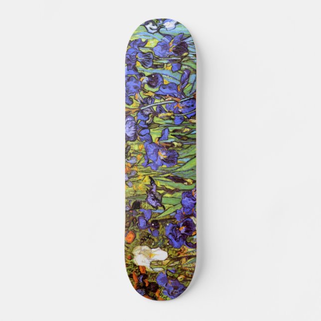 Skateboard Van Gogh: Iris (Anverso)