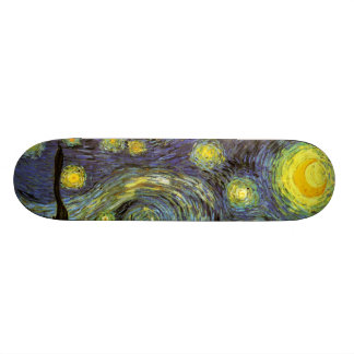 Skateboard Van Gogh: Noche estrellada