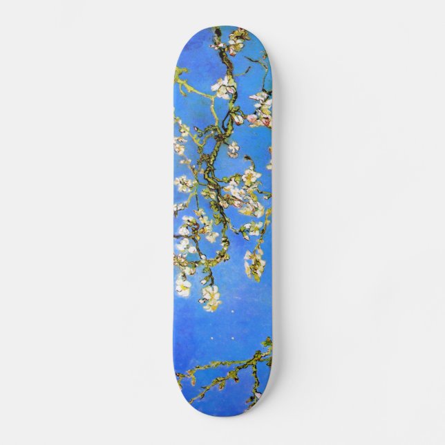 Skateboard Van Gogh: Ramas de árbol florecientes de almendra (Anverso)