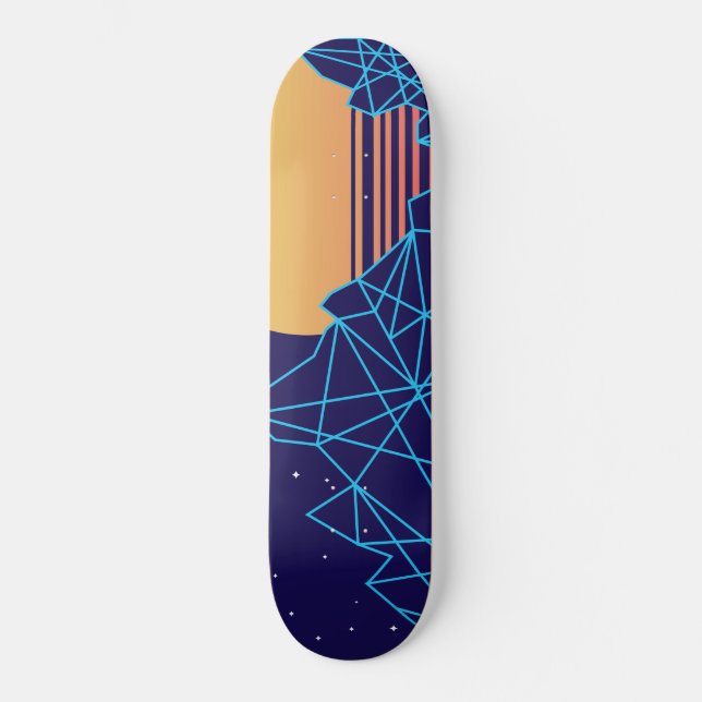 Skateboard Vaporwaved (Anverso)