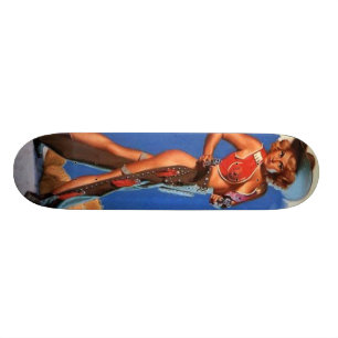 Skateboard vaquera modela