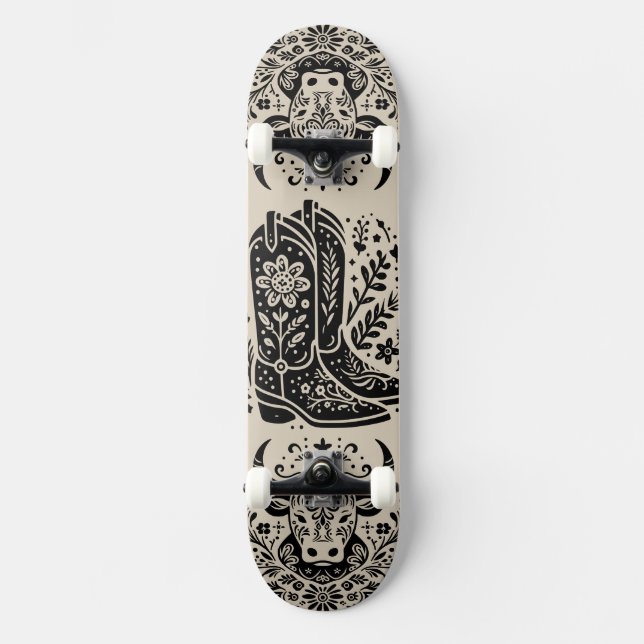 Skateboard Vaquero (Anverso)