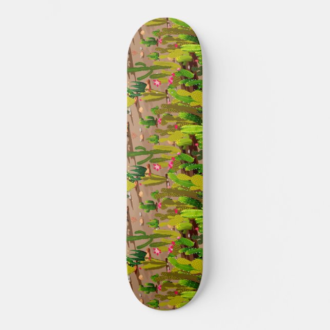 Skateboard Variedad de Cactus 3 (Anverso)