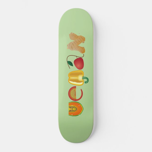 Skateboard Vegano (Anverso)