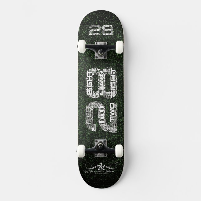 Skateboard Veintiocho 4/4 (Anverso)