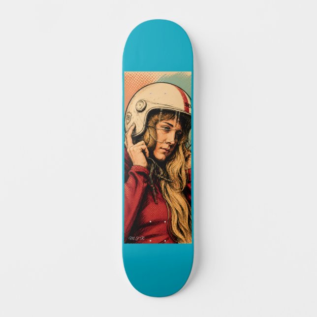 Skateboard Velocidad de terciopelo (Anverso)