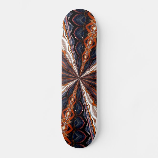 Skateboard Ventana de vidrio templado Kaleidoscope 19 (Anverso)