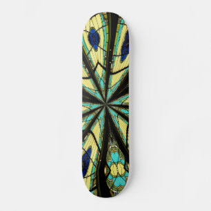 Skateboard Ventana de vidrio templado Kaleidoscope 23