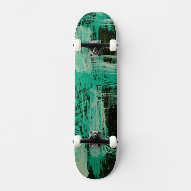 Skateboard Ventanas Aquamarine I (Anverso)