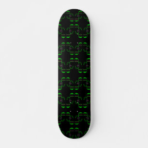 Skateboard Venus Flytrampa verde y negro