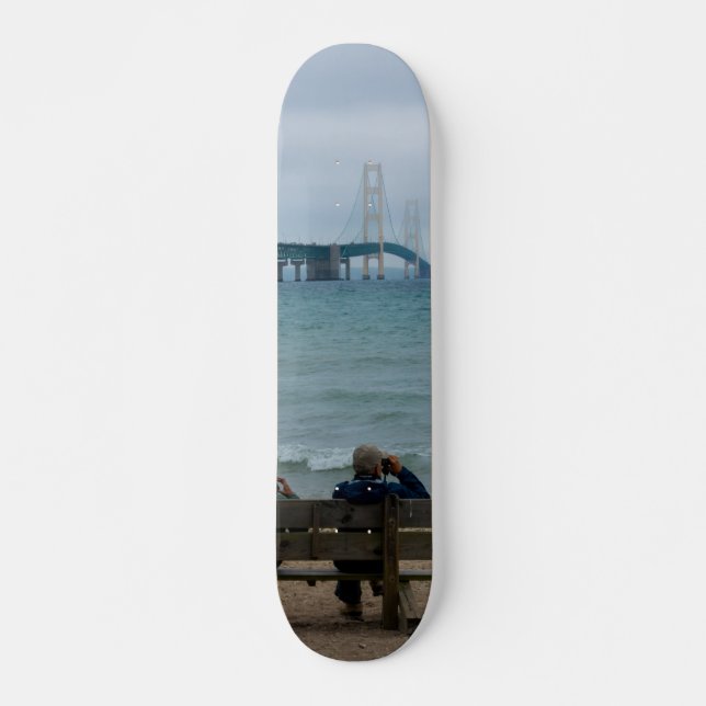 Skateboard Ver Puente Mackinac (Anverso )