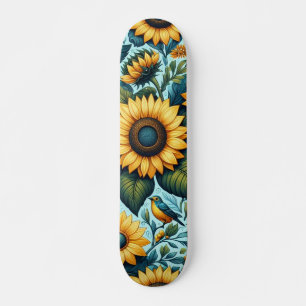 Skateboard Verano/girasol/ave