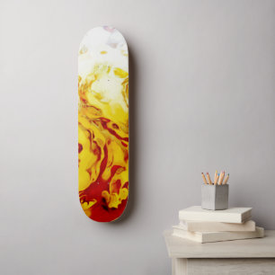 Skateboard Verdadero flamencos rojo rojo fuego púrpura