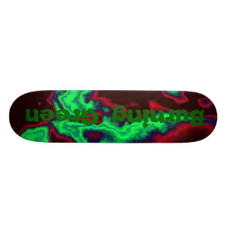 Skateboard Verde ardiente