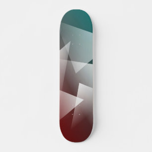 Skateboard verde azul burgundy blanco