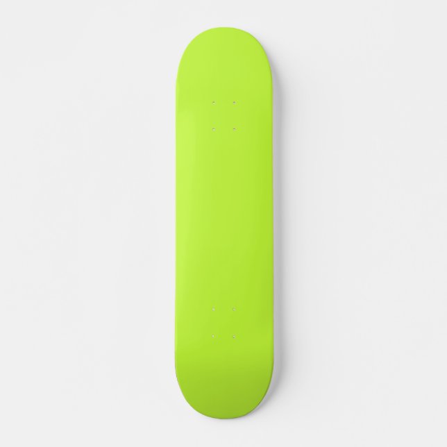 Skateboard Verde claro y brillante (Anverso )