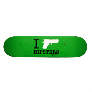 Skateboard Verde de los inconformistas de Hoodman "tiro"