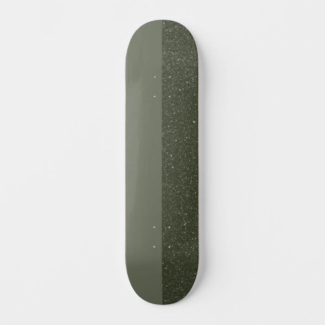 Skateboard verde de Split Moss | Matar y texturar (Anverso)