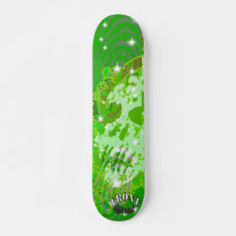 Skateboard Verde delantero del fantasma de la calle