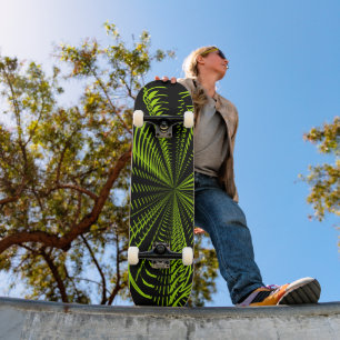 Skateboard Verde Eléctrico - Personalizado