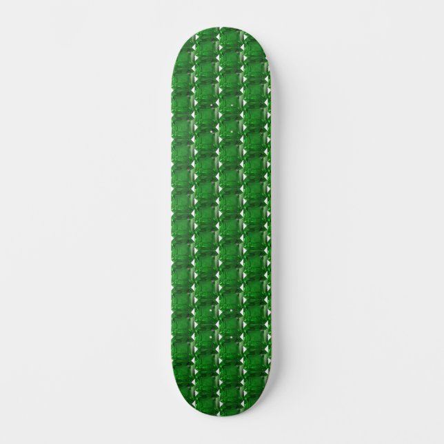 Skateboard Verde Esmeralda (Anverso)