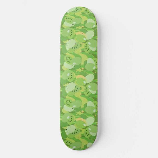 Skateboard Verde exitoso (Anverso)