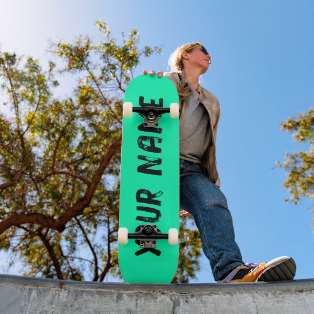 Skateboard Verde Genial (Exterior 1)