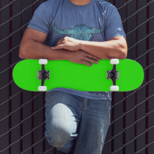 Skateboard Verde Neón
