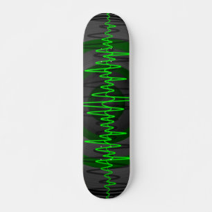 Skateboard verde oscuro