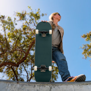 Skateboard verde oscuro oscuro