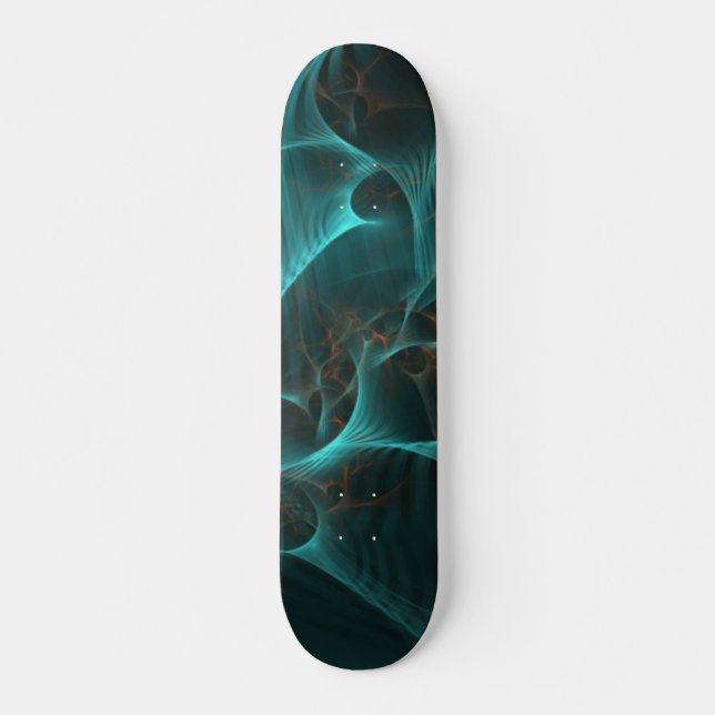 Skateboard Verde sedoso (Anverso )