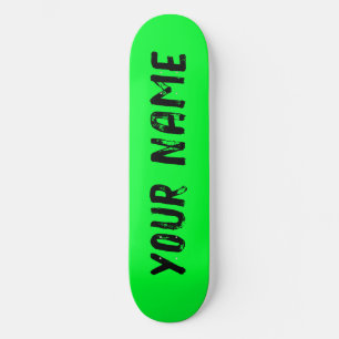 Skateboard Verde Vibrante