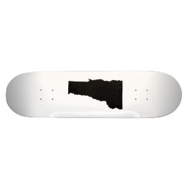 Skateboard Vermont en blanco y negro