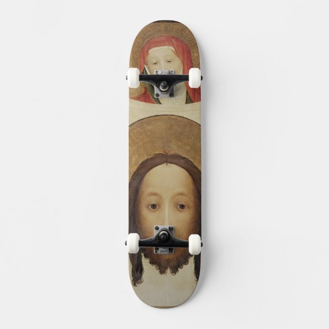 Skateboard Veronica con el Sudarium, c.1420 del santo (Anverso)