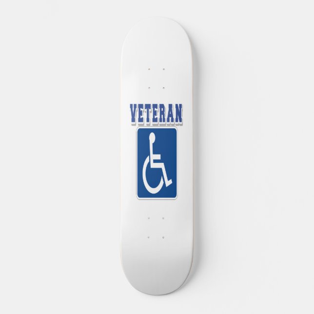 Skateboard Veterano discapacitado (Anverso)