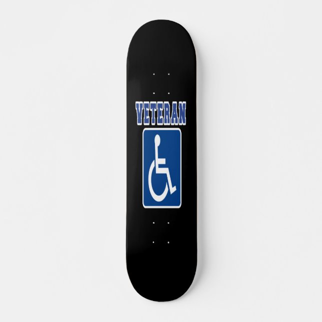 Skateboard Veterano discapacitado discapacitado (Anverso )