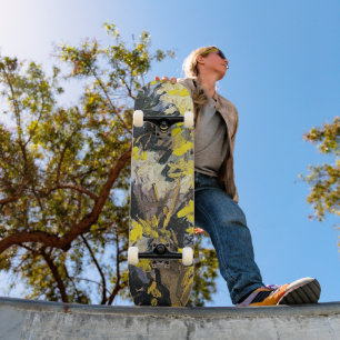 Skateboard Viajar con la belleza de la naturaleza - Van Gogh
