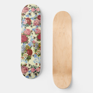 Skateboard Viajar con Rosas, olvidaderos y abejas