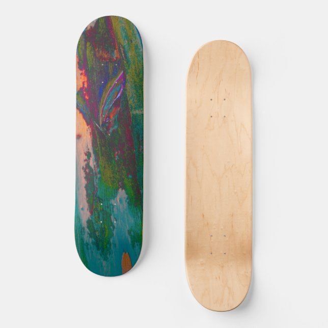 Skateboard Viajar por la naturaleza con actitud (Anverso)