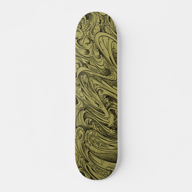 Skateboard Viaje artístico (Anverso )