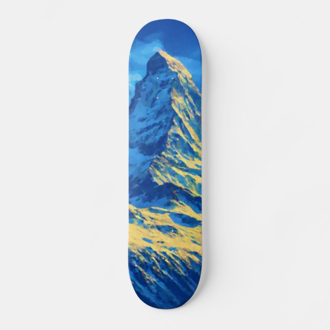 Skateboard Viaje de Matterhorn Suiza (Anverso)