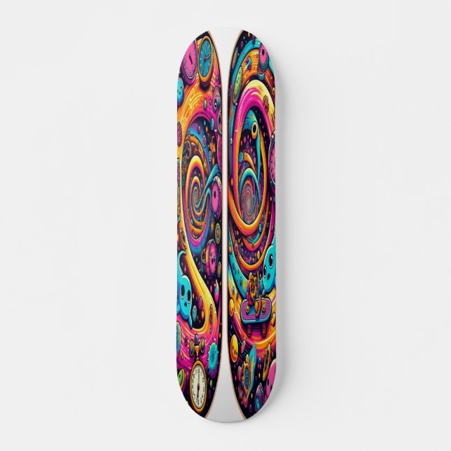 Skateboard Viaje temporal (Anverso )