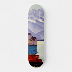 Skateboard Viajes al Lago de Ginebra