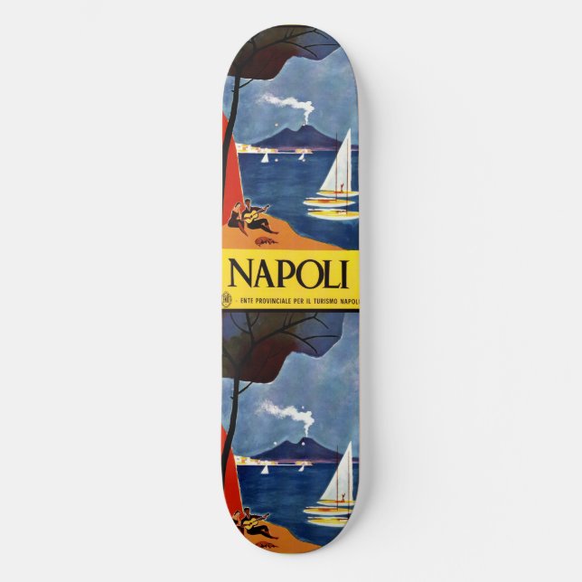 Skateboard Viajes de cosecha Napoli Nápoles Patines Italianos (Anverso)