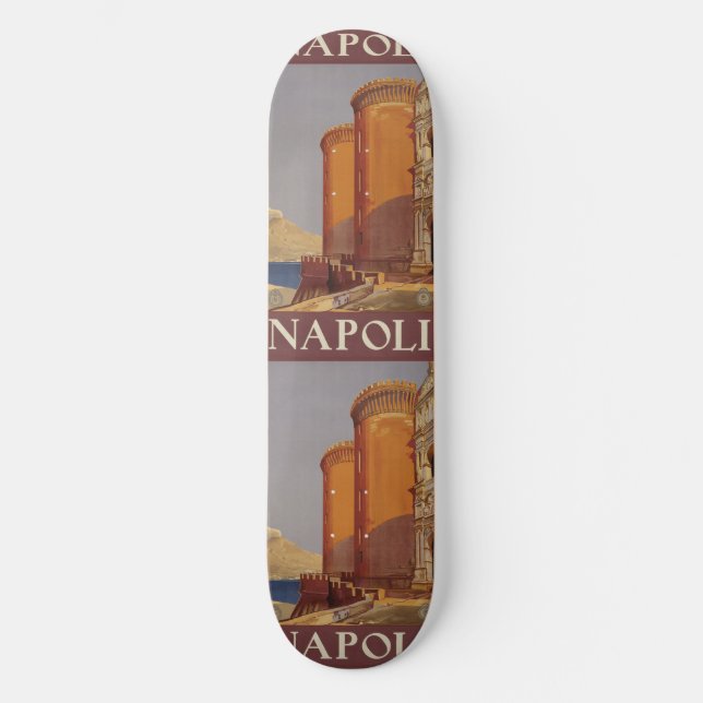 Skateboard Viajes de cosecha Napoli Nápoles Patines Italianos (Anverso)