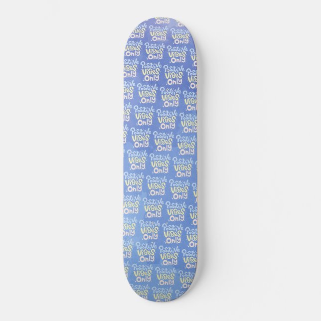Skateboard Vibraciones Positivas Solo (Anverso)