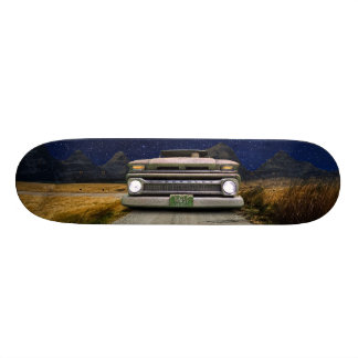 Skateboard Viejo Camión de recogida de Rat Rod Viejo Conducto